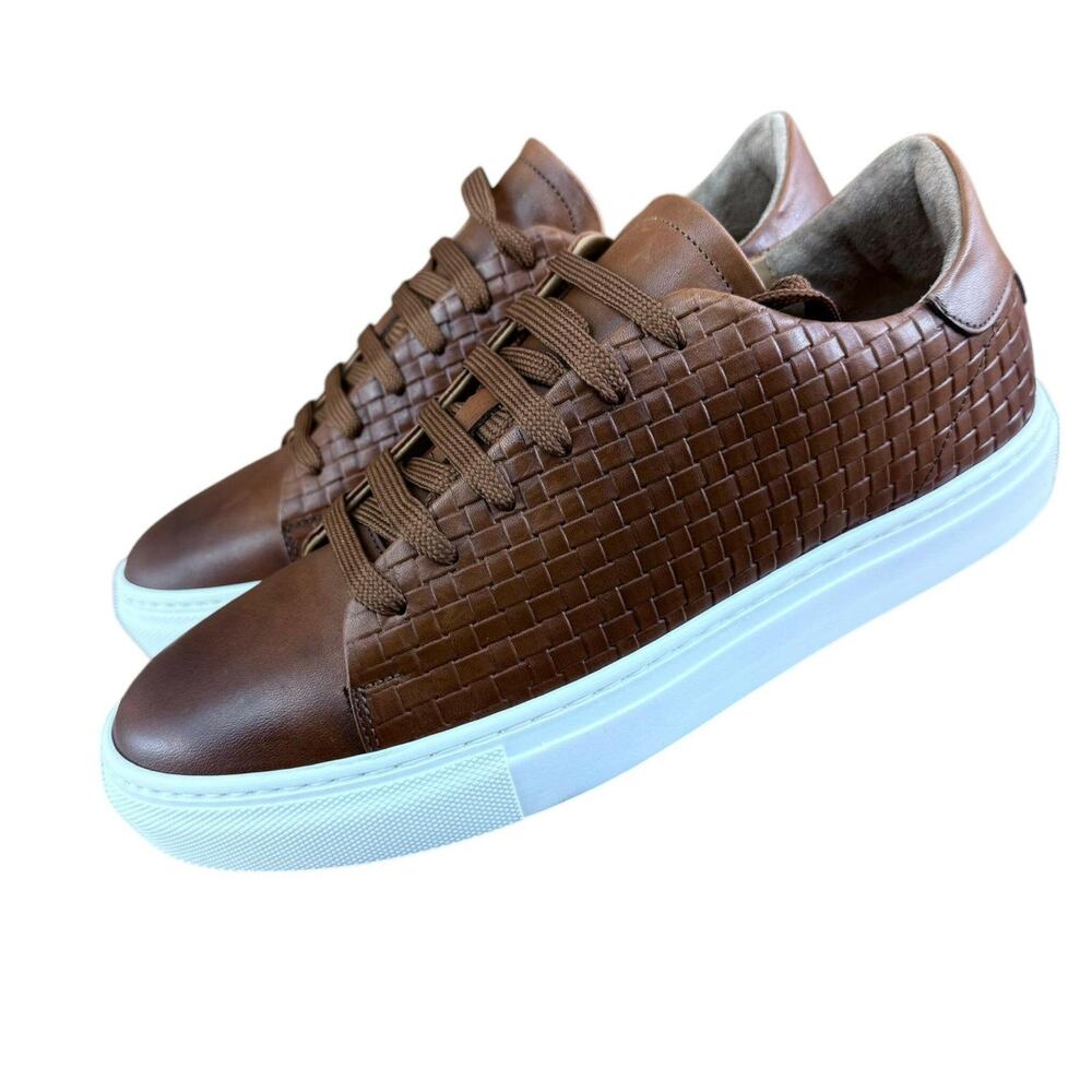 Re Ferdinando  190287-CRUST Sneaker  Men Brown Leather